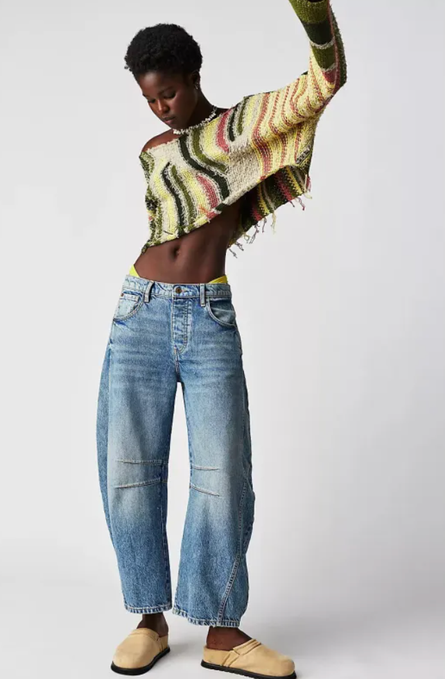 Pantaloni Balloon Donna Tessuto Morbido Vestibilità Ampia
