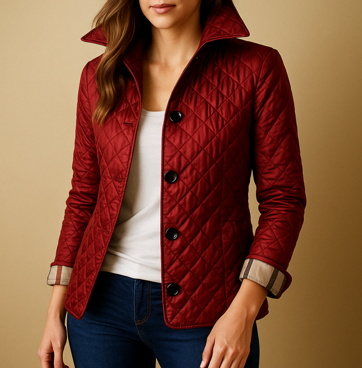 Giacca Estiva Donna in Seta e Cotone Elegante Slim - Vesarelli