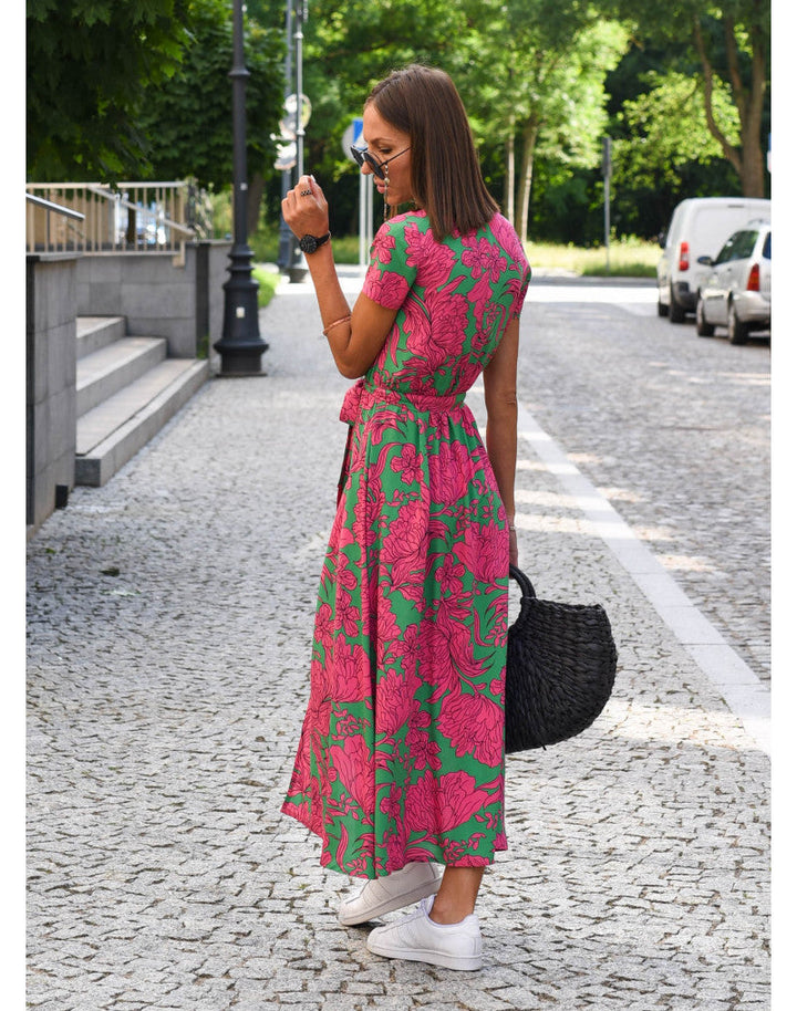 Abito Estivo Donna Maxi Spacco Svasato