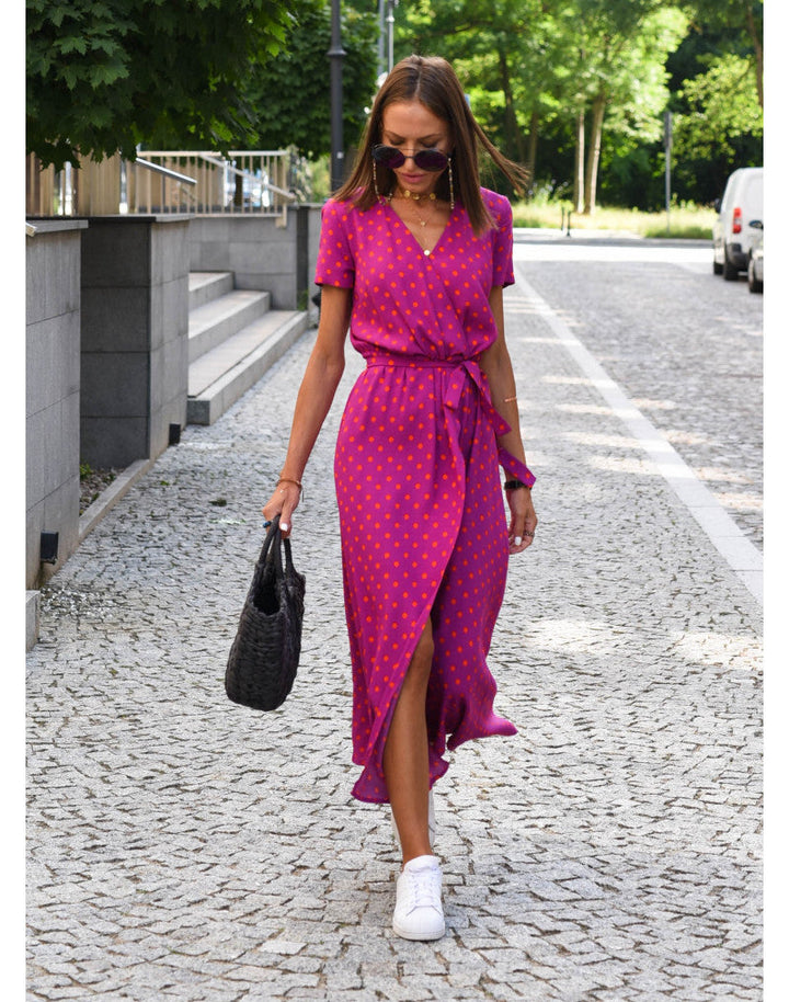 Abito Estivo Donna Maxi Spacco Svasato