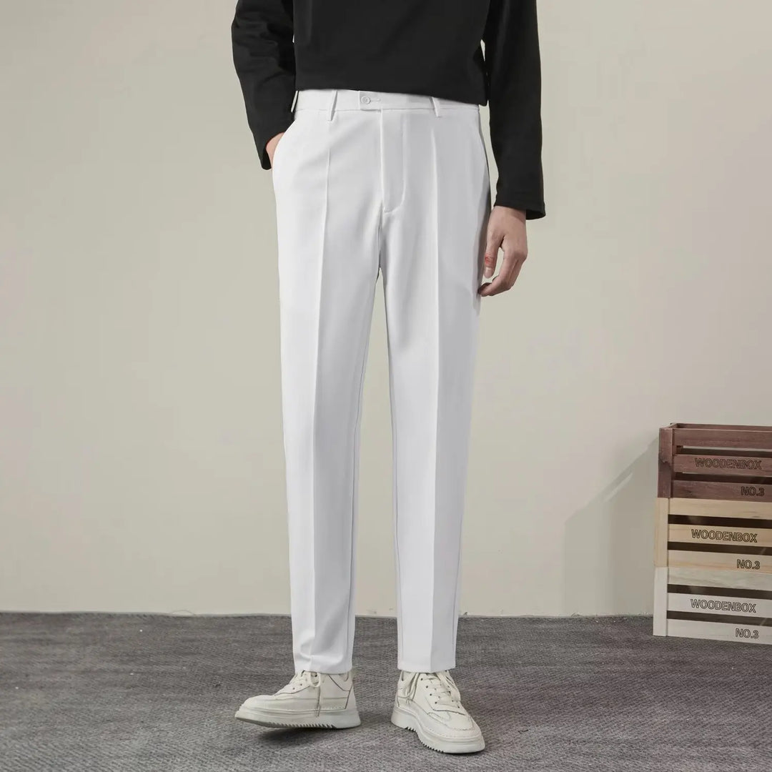 Pantaloni Uomo Casual Tessuto Morbido Vestibilità Comoda - Vesarelli