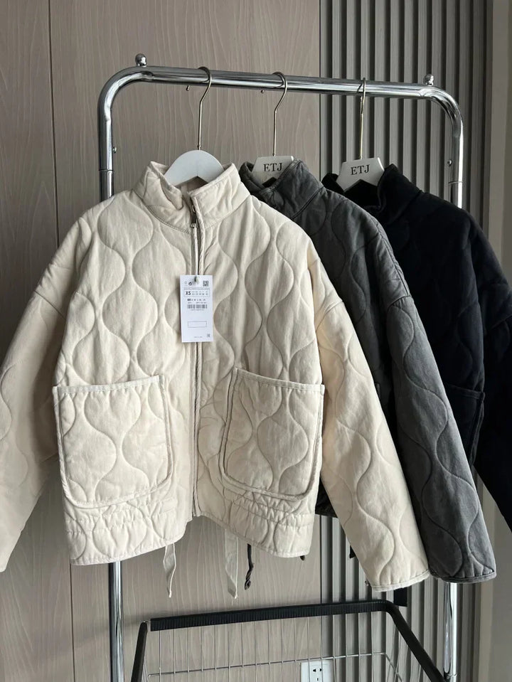 Giacca Donna Casual con Tasche e Vestibilità Comoda