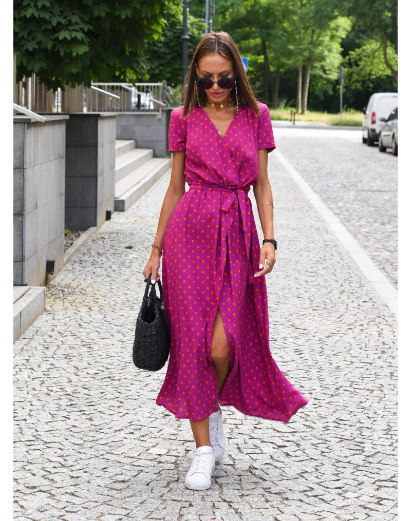 Abito Estivo Donna Maxi Spacco Svasato