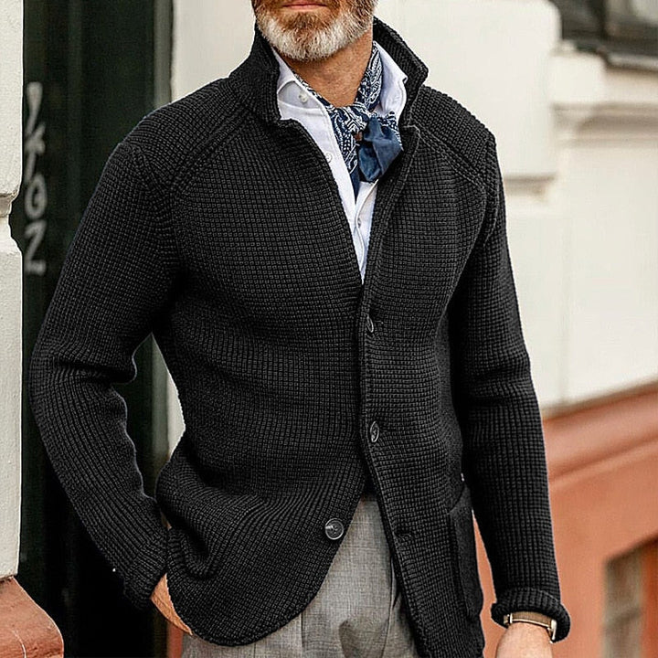 Cardigan Uomo Estivo in Maglia Leggera Vestibilità Regular - Vesarelli