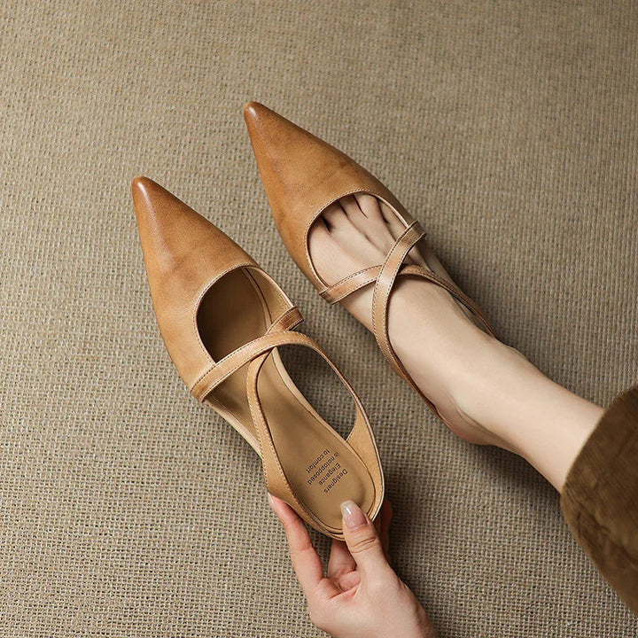 Mules Donna in Vera Pelle Comode Stile Casual