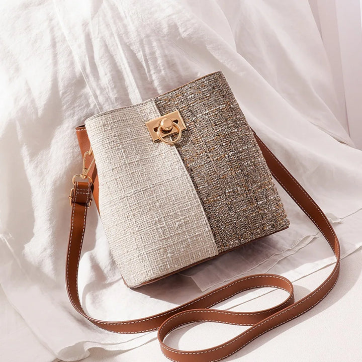 Borsa a Secchiello Piccola Donna Tracolla Regolabile Design Color - Vesarelli