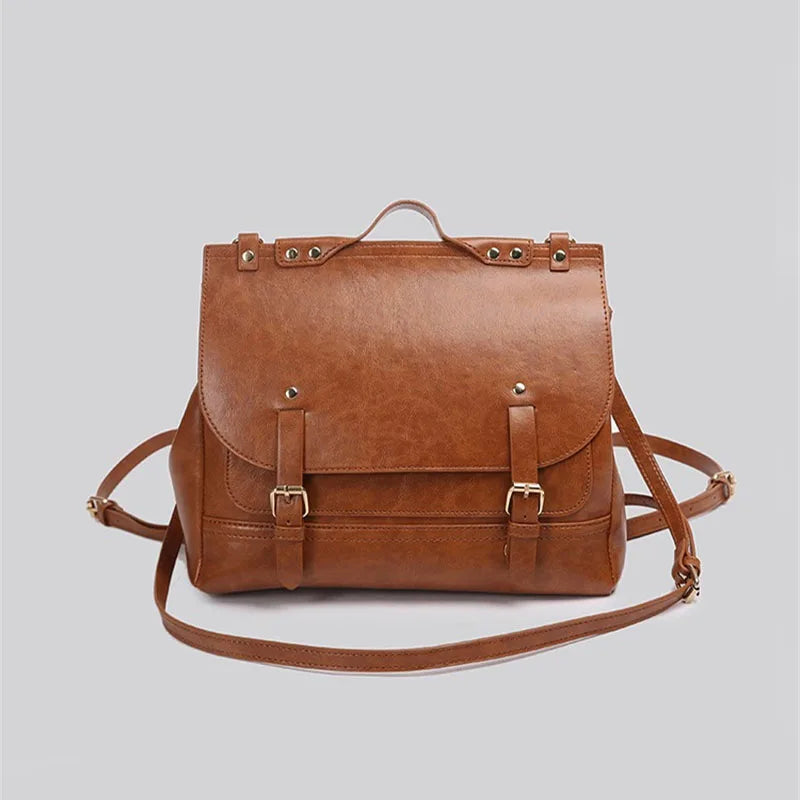 Borsa a Tracolla Donna in Pelle Stile Vintage Leggera - Vesarelli