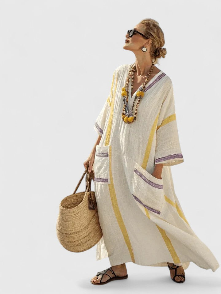 Abito Maxi Donna Linea Allungante Vestibilità Elegante