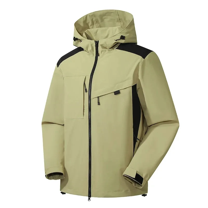 Giacca Sci Uomo Casual con Cappuccio Impermeabile