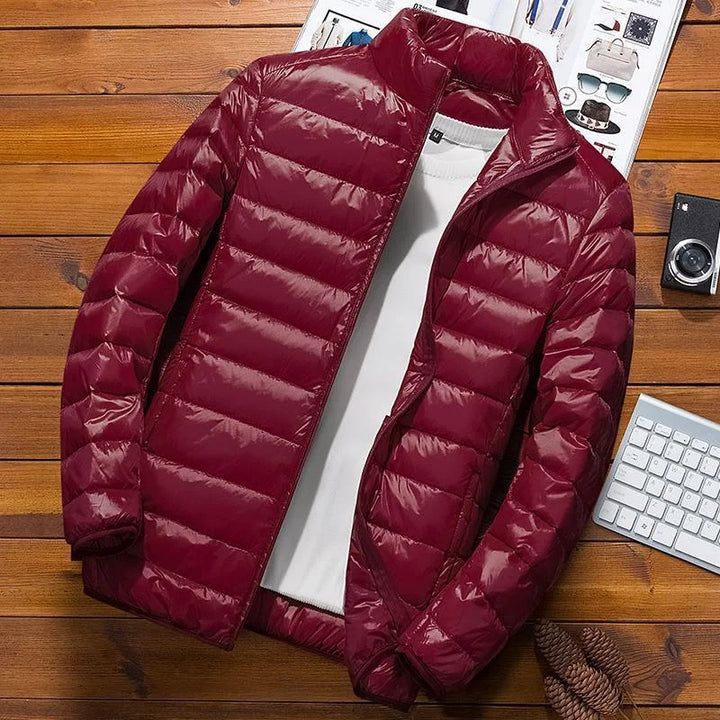Giacca Uomo Trapuntata Invernale con Cappuccio Regular Fit