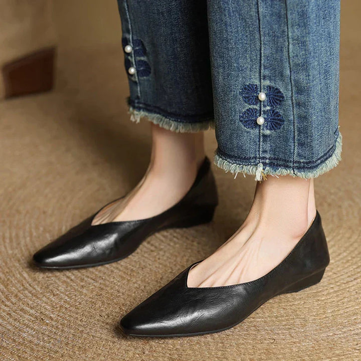 Ballerine Donna in Pelle Vera Eleganti Classiche