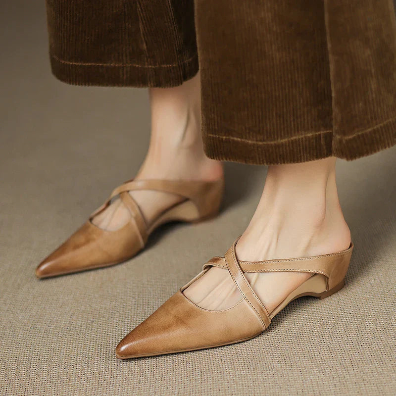 Ballerine Donna con Cinturino Incrociato Stile Moderno