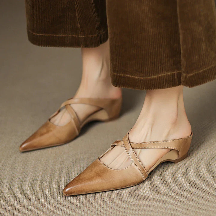 Ballerine Donna con Cinturino Incrociato Stile Moderno