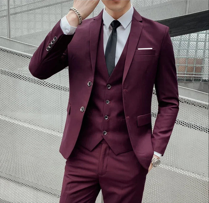 Sebastiano | Completo Uomo Tre Pezzi Slim Fit Due Bottoni 5