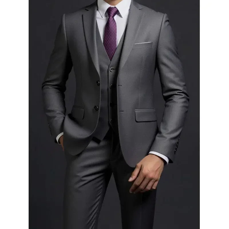 Sebastiano | Completo Uomo Tre Pezzi Slim Fit Due Bottoni 7