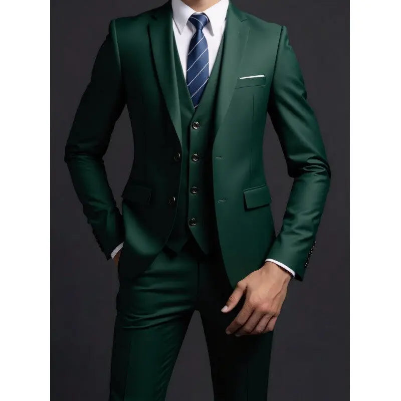 Sebastiano | Completo Uomo Tre Pezzi Slim Fit Due Bottoni 8