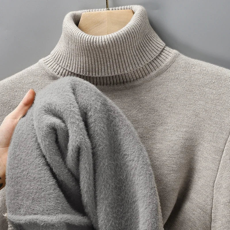 Dolcevita Uomo in Maglia Classica Vestibilità Confortevole
