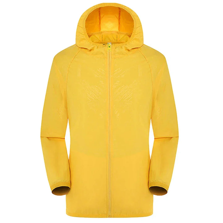 Trench Unisex Impermeabile con Cappuccio Regular Fit
