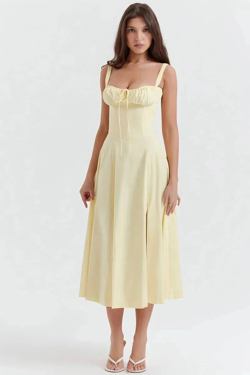Abito Midi Donna Estivo Svasato Leggero