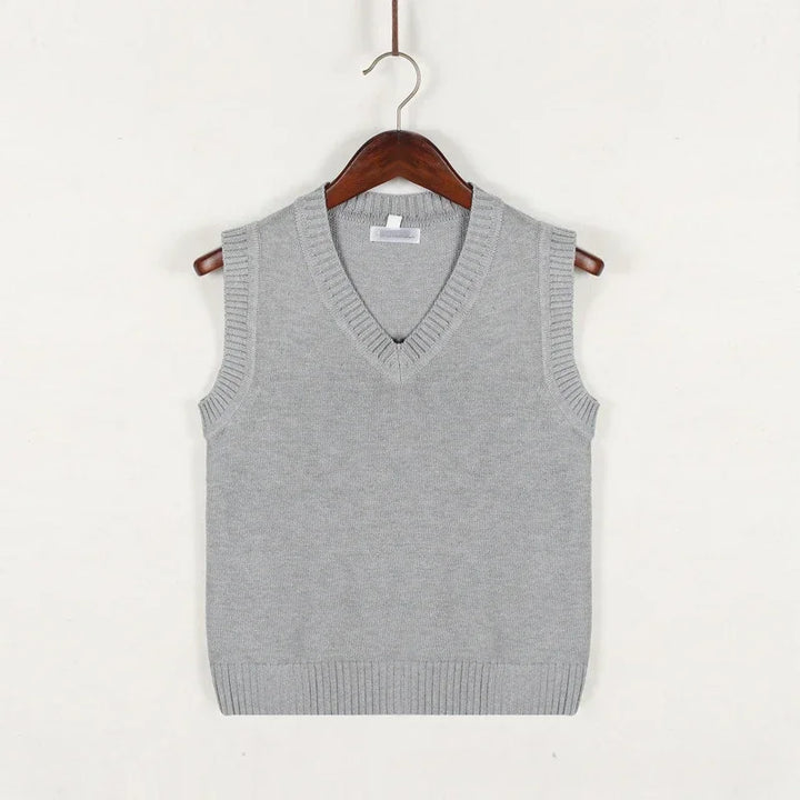 Gilet Uomo Leggero Scollo a V Senza Maniche Slim