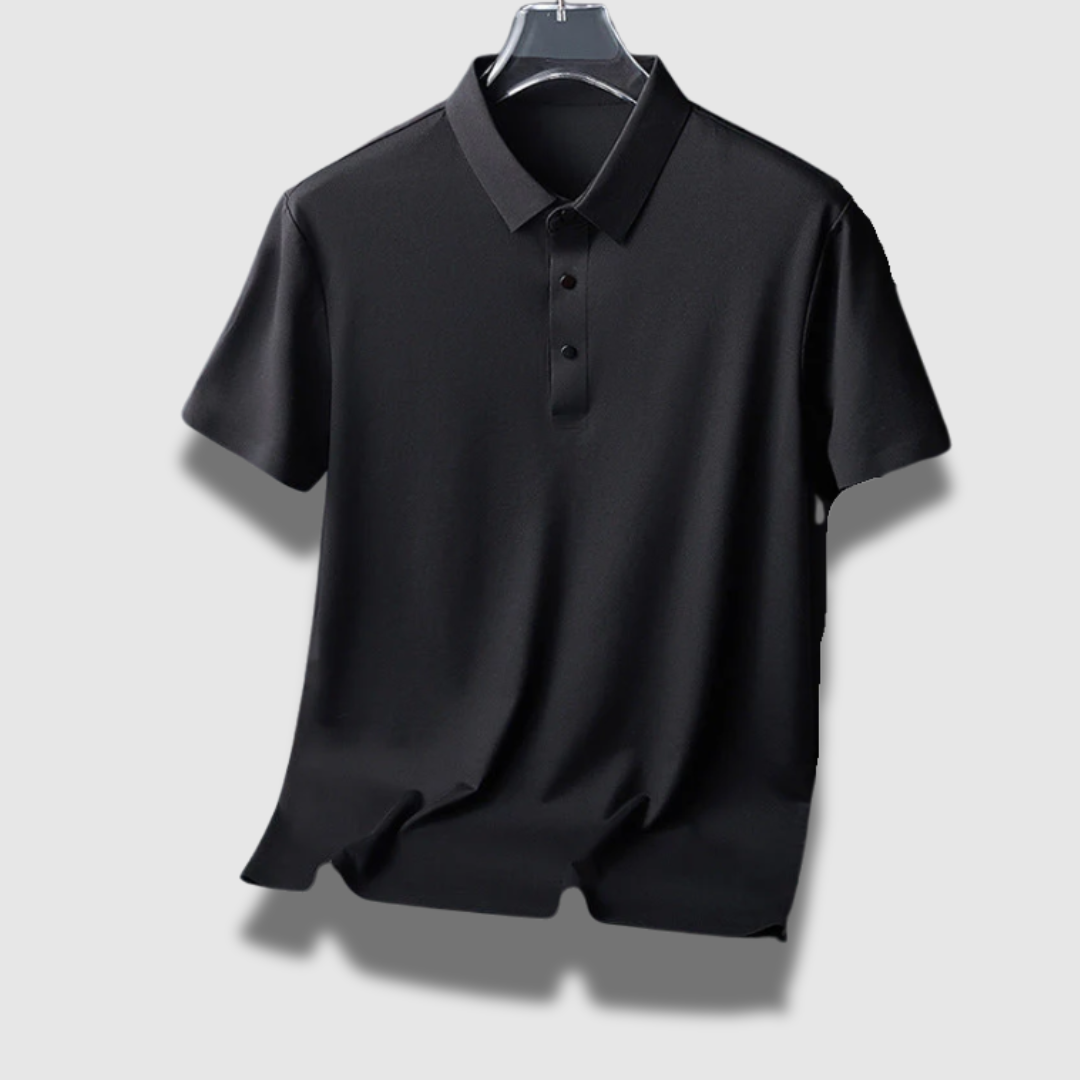 Polo Uomo in Seta Leggera Manica Lunga - Vesarelli