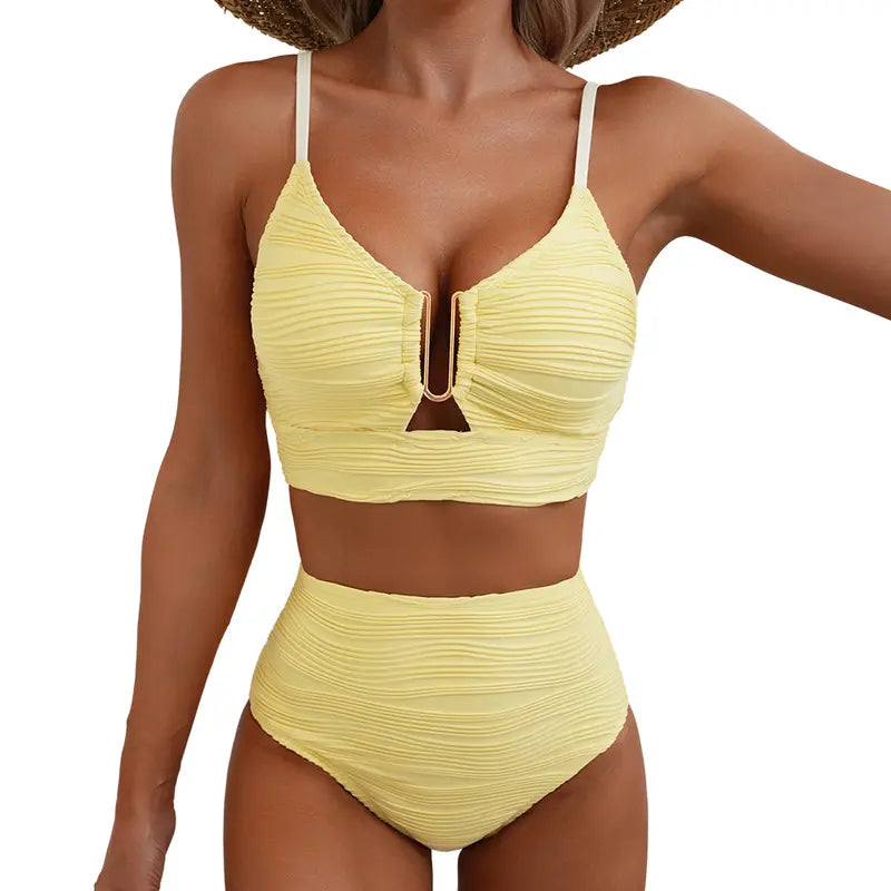 Selenia | Bikini Donna Comodo, Modellante &amp; Elegante con Costumi Vita Alta 9