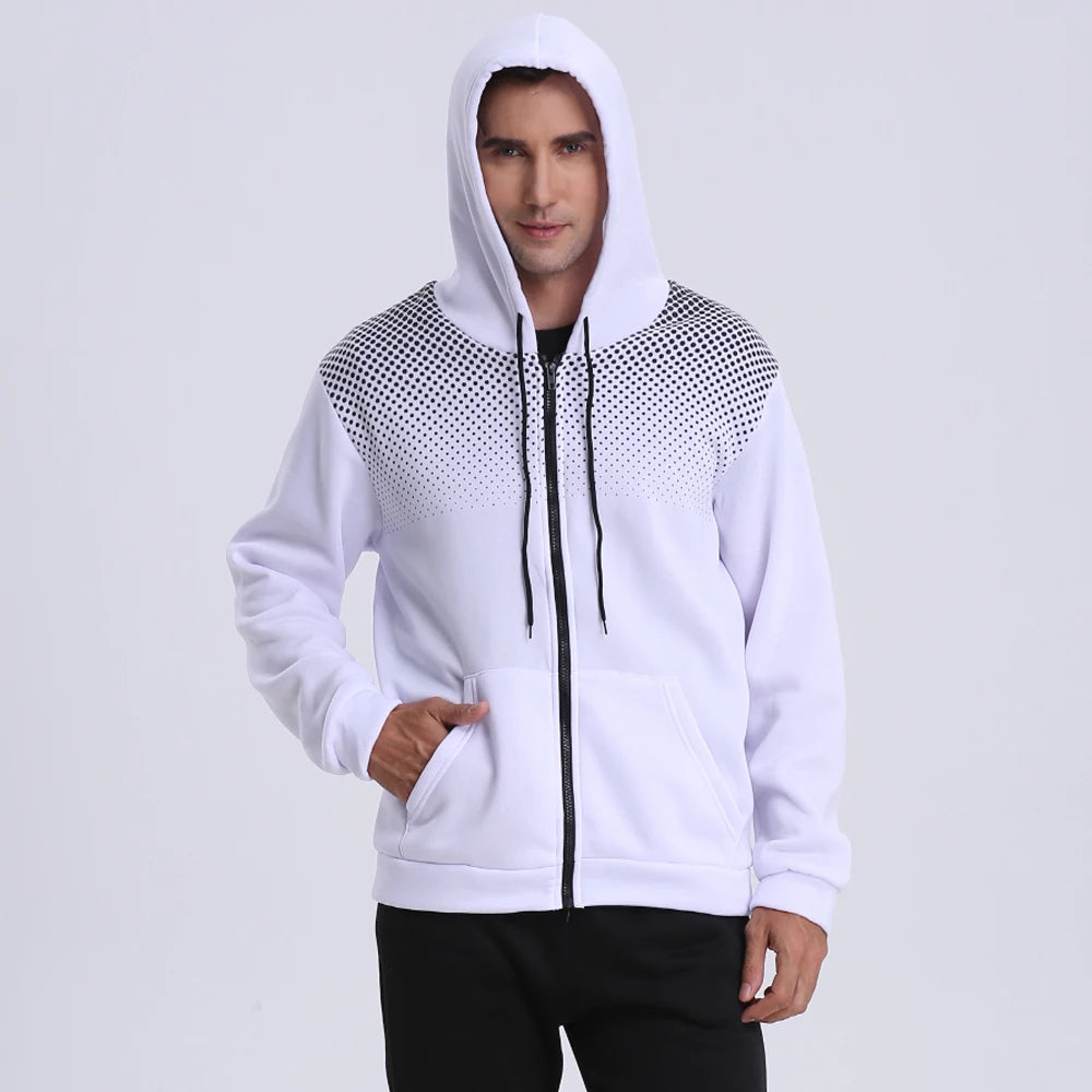 Giacca Sportiva Uomo con Cappuccio Vestibilità Confortevole - Vesarelli