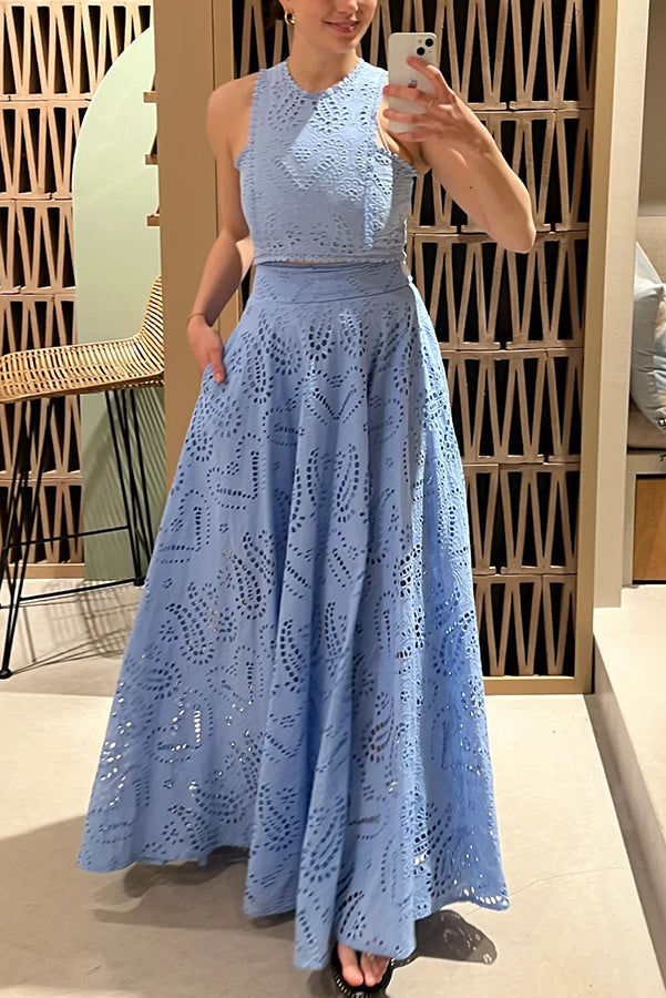 Set Maura in Pizzo Donna | Ricamo Traforato & Stile Elegante