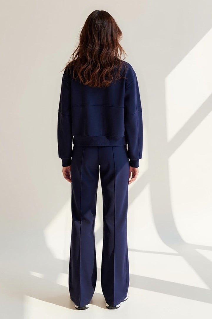 Set coordinato sportivo con giacca e pantaloni | Tessuto tecnico comodo