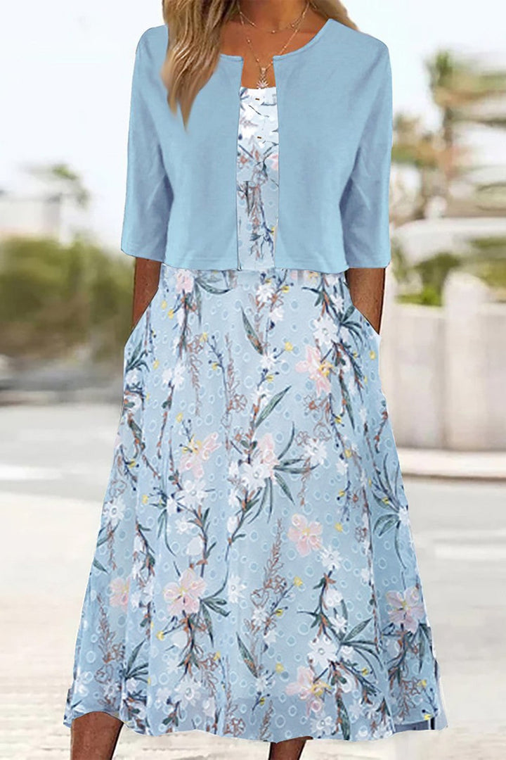 Set Coordinato Abiti Midi Donna Linea Slanciata - Vesarelli