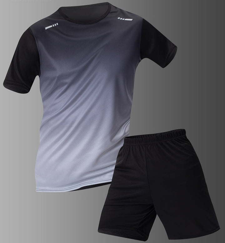 Set Uomo T-Shirt Cotone e Pantaloncini Sportivi Comfort - Vesarelli