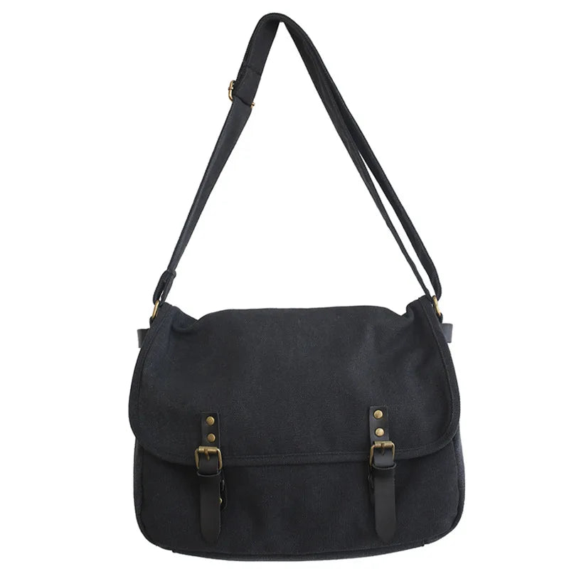 Borsa a Tracolla Donna in Tela Vintage Grande - Vesarelli