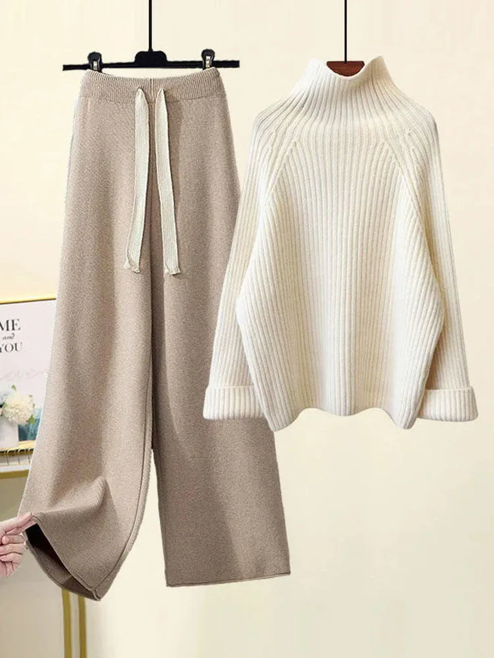 Completo Donna in Maglia Autunno Inverno Morbido