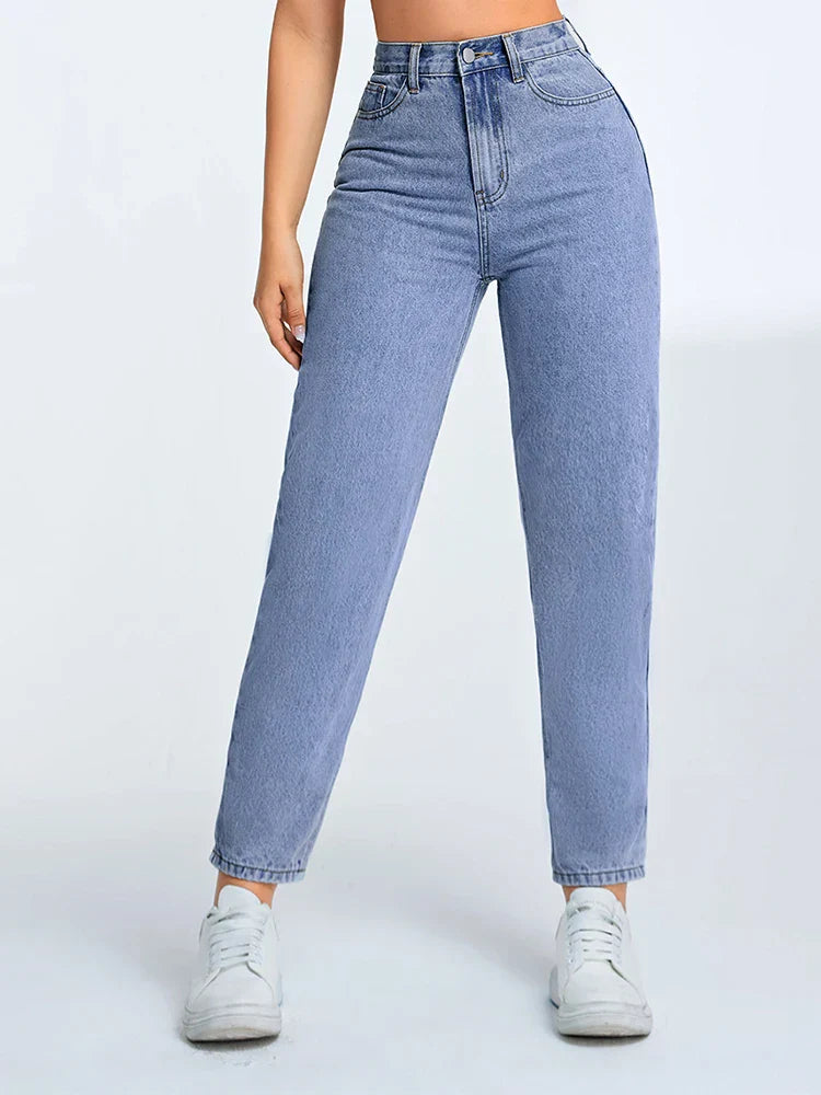 Jeans Donna Mom Casual Vestibilità Regular