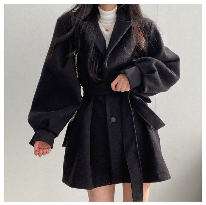 Giacca Midi Donna Elegante Vestibilità Classica