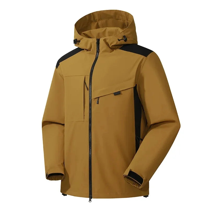 Giacca Sci Uomo Casual con Cappuccio Impermeabile