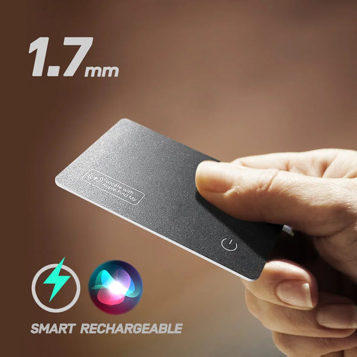 Localizzatore GPS Mini con Ricarica Wireless Tag per Portafoglio