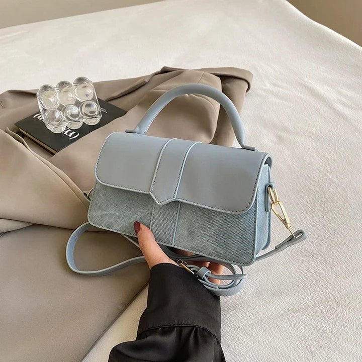 Borsa Tracolla Donna in Pelle Vintage Stile Classico