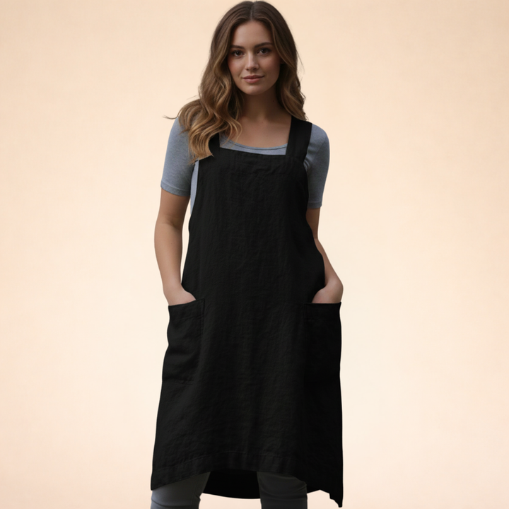 Sienna | Abito Grembiule – Elegante, Comodo &amp; Versatile in Cotone 1