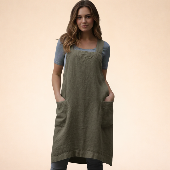 Sienna | Abito Grembiule – Elegante, Comodo &amp; Versatile in Cotone 2