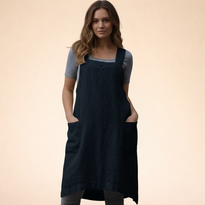 Sienna | Abito Grembiule – Elegante, Comodo &amp; Versatile in Cotone 3