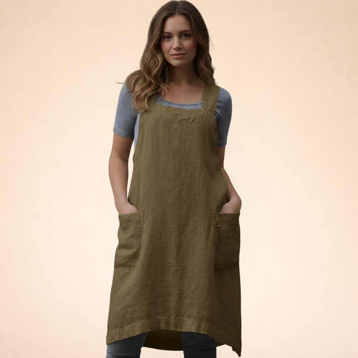 Sienna | Abito Grembiule – Elegante, Comodo &amp; Versatile in Cotone 4