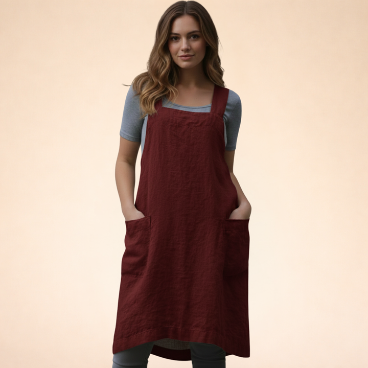 Sienna | Abito Grembiule – Elegante, Comodo &amp; Versatile in Cotone 5