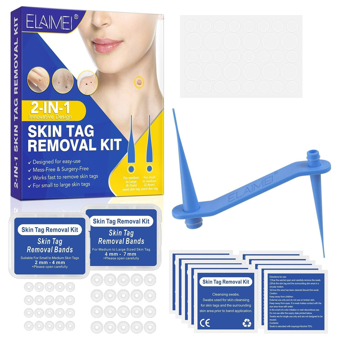 Kit Rimozione Tag Cutaneo Silicone Sistema Legatura Sicuro Uso - Vesarelli