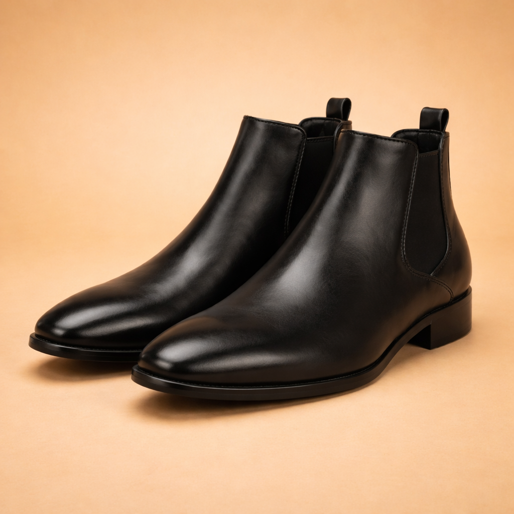 Stivaletti Chelsea Uomo Slip-On Eleganti Classici