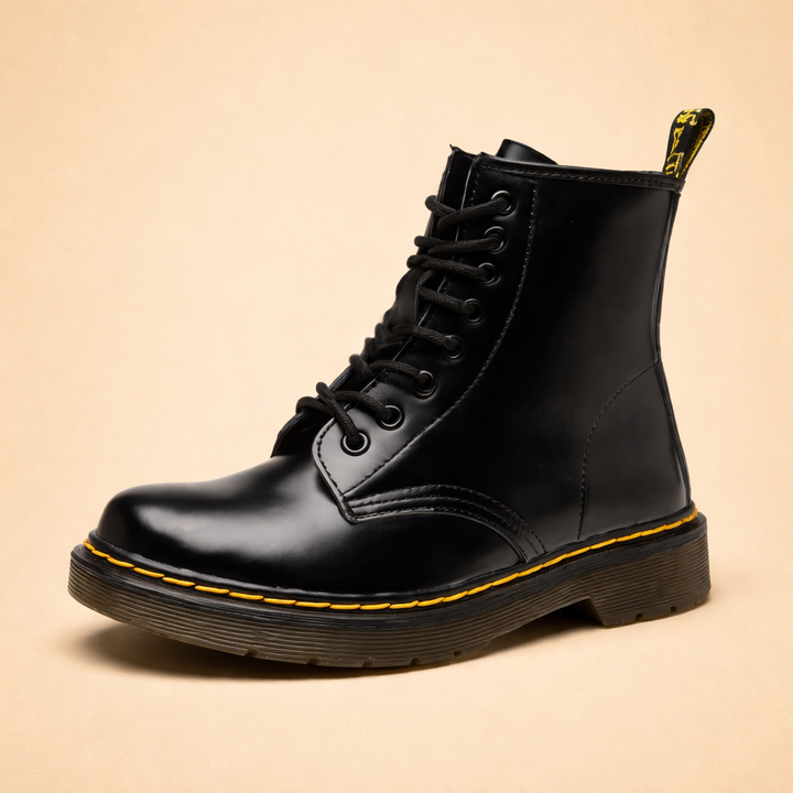 Stivali Uomo Combat Classici Stringati Pelle - Vesarelli