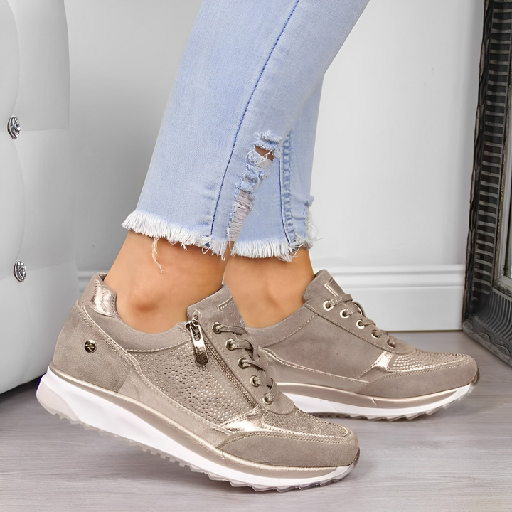Sneakers Donna | Cerniera Laterale & Calzata Facile