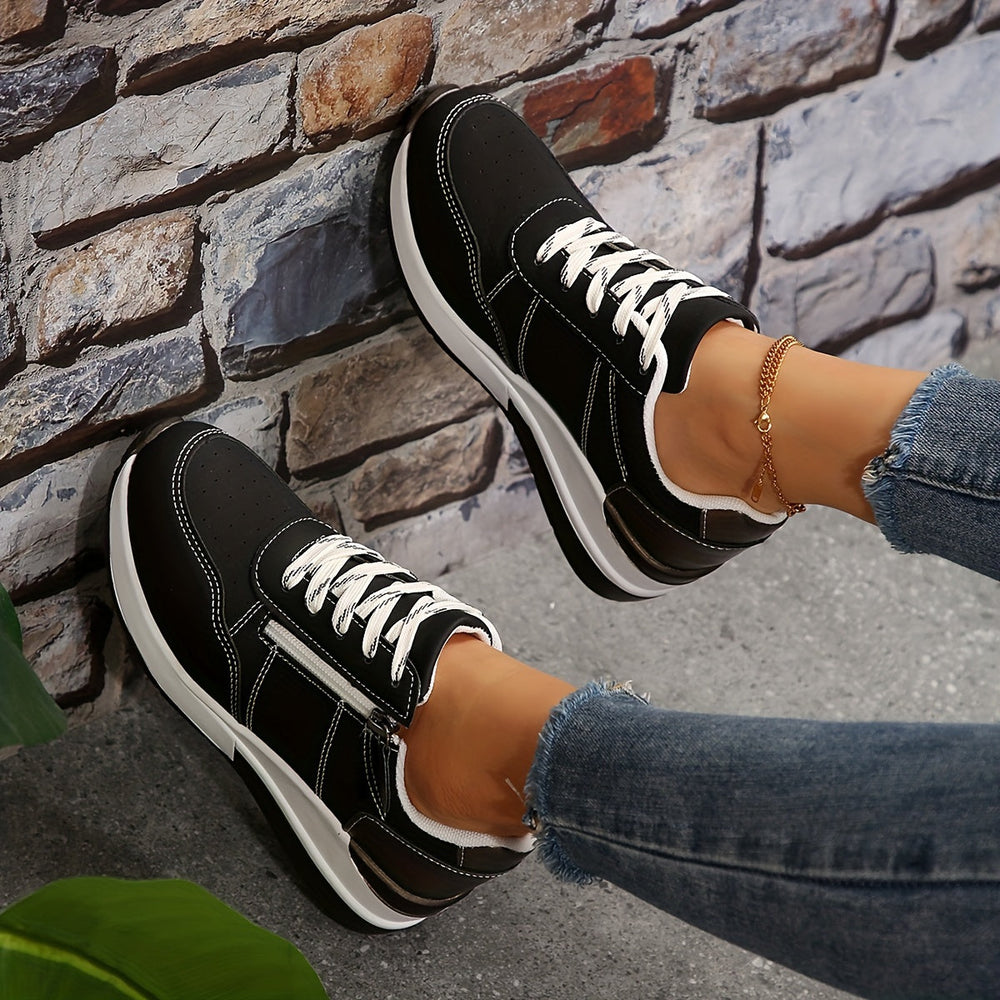 Sneakers basse ed eleganti da donna, comode e ammortizzate in gomma 1