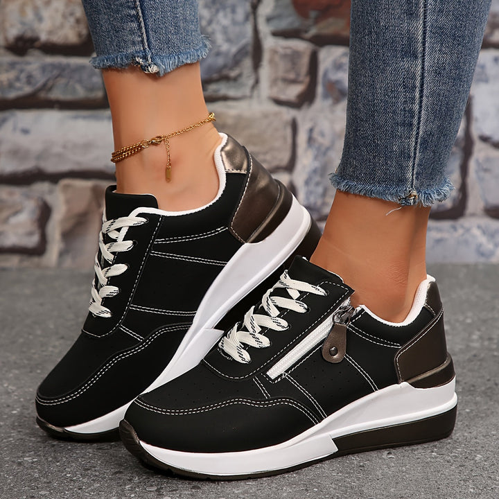Sneakers basse ed eleganti da donna, comode e ammortizzate in gomma 2