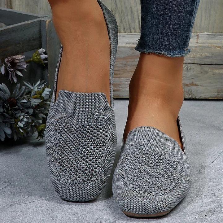 Sneakers casual comode da donna, in mesh leggero 5